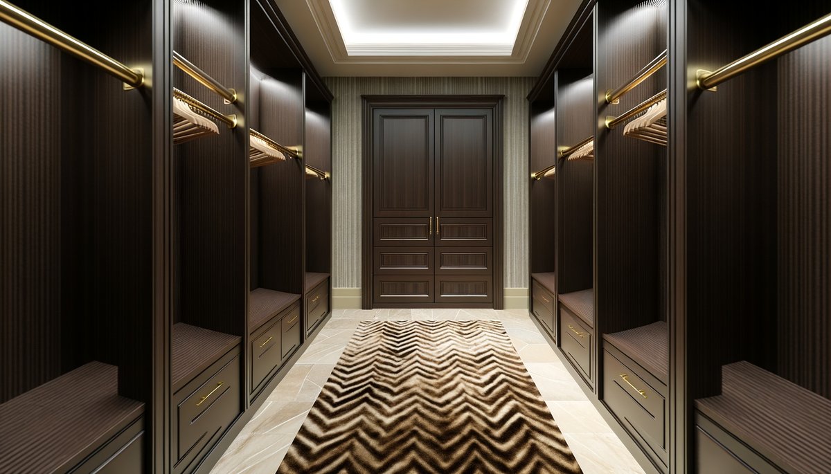 Walk-in wardrobe design