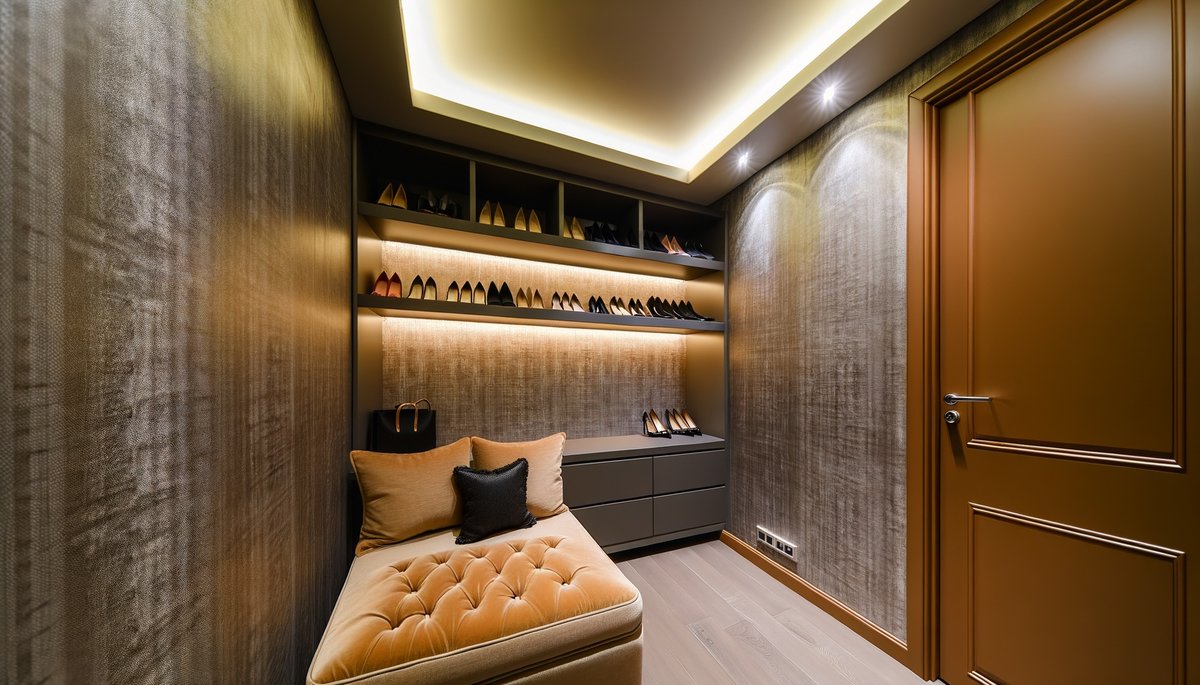 Walk-in wardrobe design